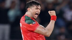 শোয়েব আখতারের রেকর্ড ভাঙা নিয়ে যা বললেন তাসকিন।