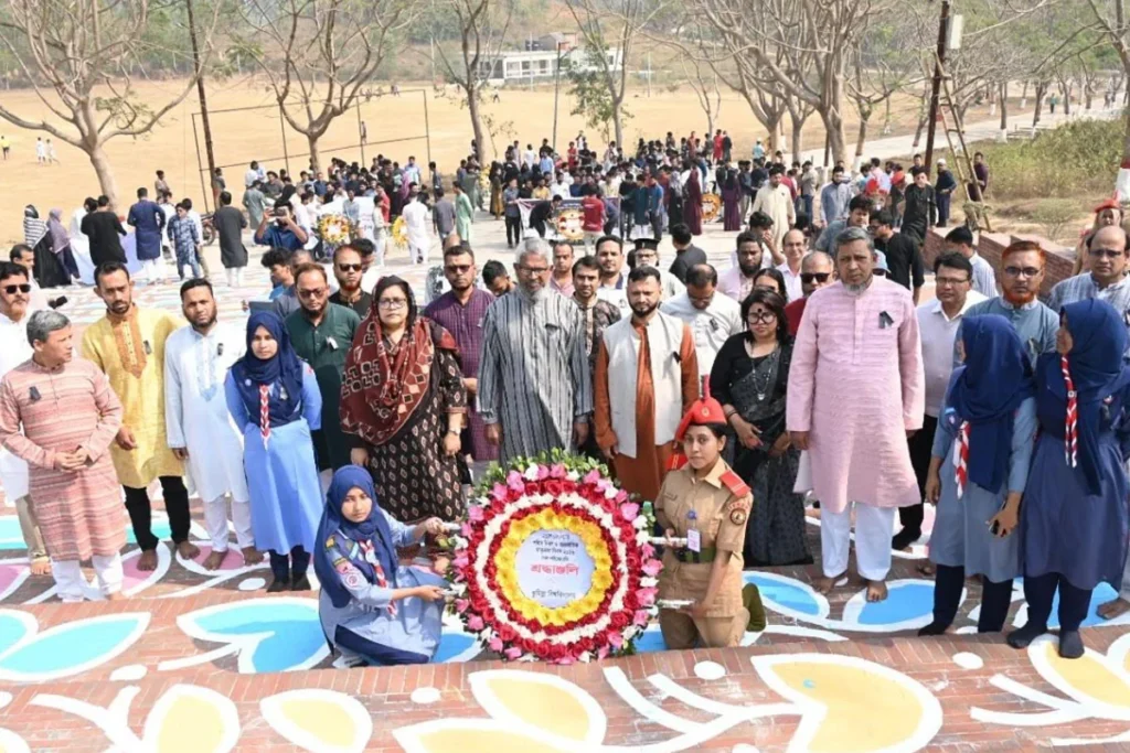 কুমিল্লা বিশ্ববিদ্যালয়ে আন্তর্জাতিক মাতৃভাষা দিবস পালিত
