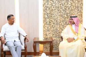 প্রধানমন্ত্রীর সঙ্গে সৌজন্য সাক্ষাৎ করলেন সৌদি রাষ্ট্রদূত