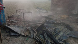 ঝালকাঠি-১ আসনে জামায়াতের নির্বাচনী অফিসে আগুন